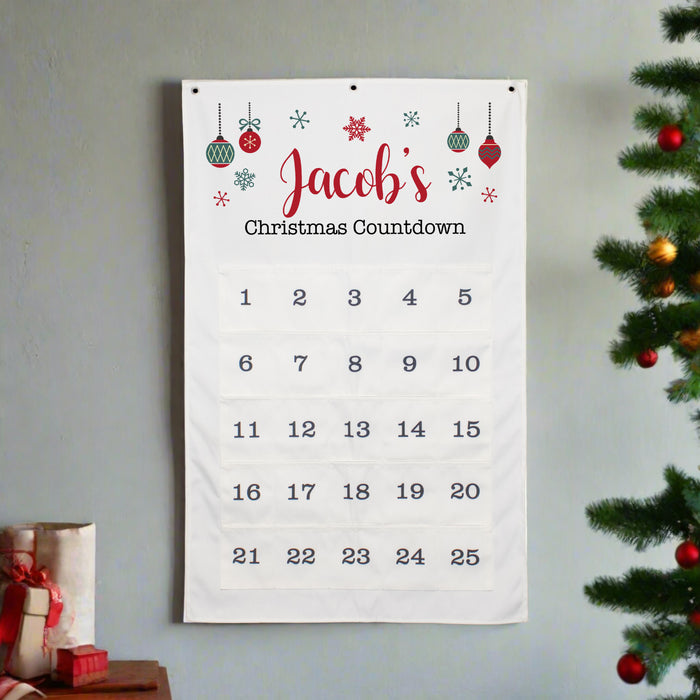 Personalized Christmas Countdown Advent Calendar