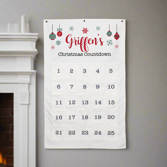 Personalized Christmas Countdown Advent Calendar