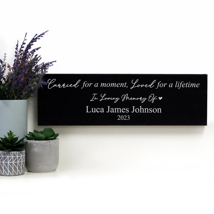 Personalized Child Loss Memorial Wall Sign