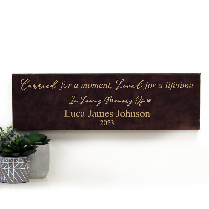Personalized Child Loss Memorial Wall Sign