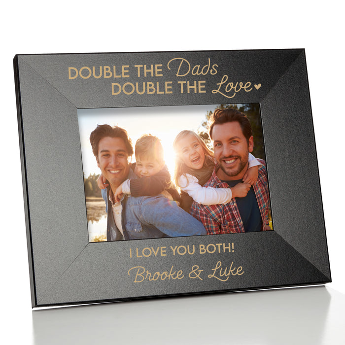Double the Dad, Double the Love Picture Frame