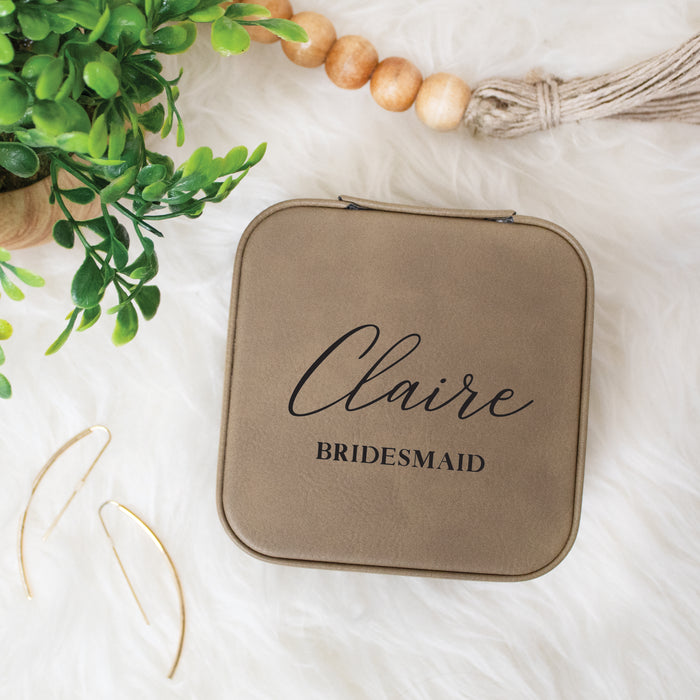 Personalized Bride & Bridesmaids Jewelry Box