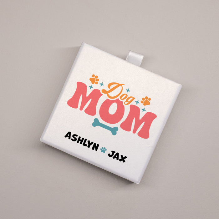 Customized dog mom necklace box