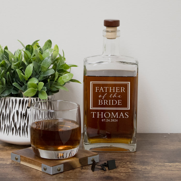 Personalized "Father of the Bride" Decanter