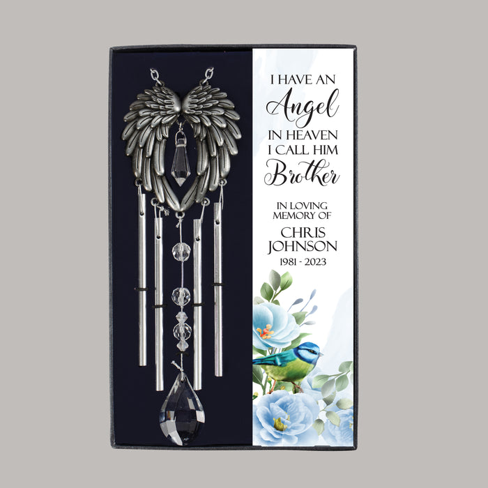 Personalized Brother Memorial Gift Box Wind Chime