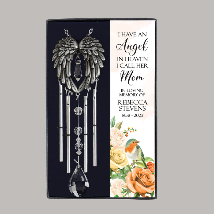 Personalized Mom Memorial Gift Box Wind Chime