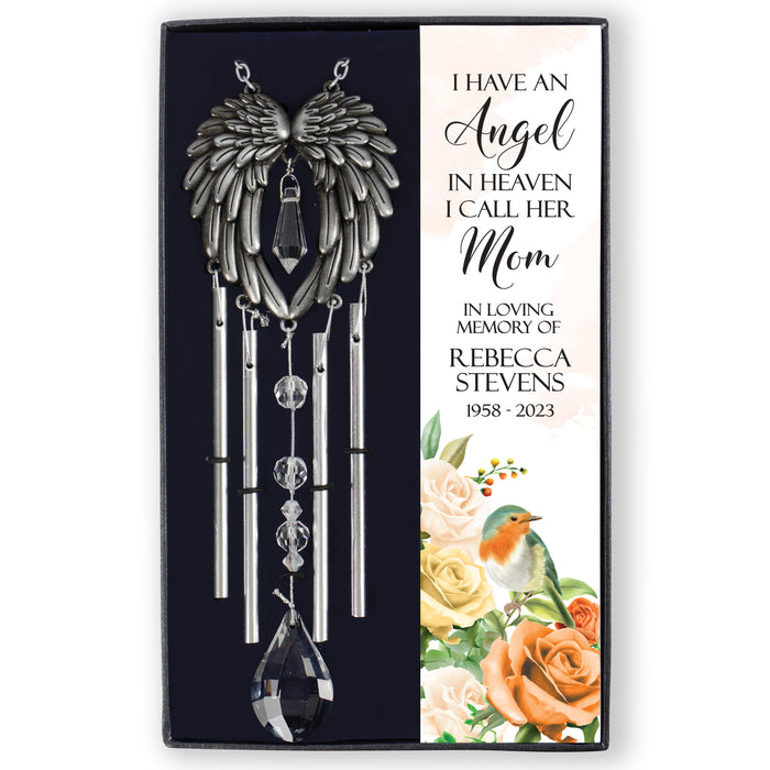 Personalized Mom Memorial Gift Box Wind Chime