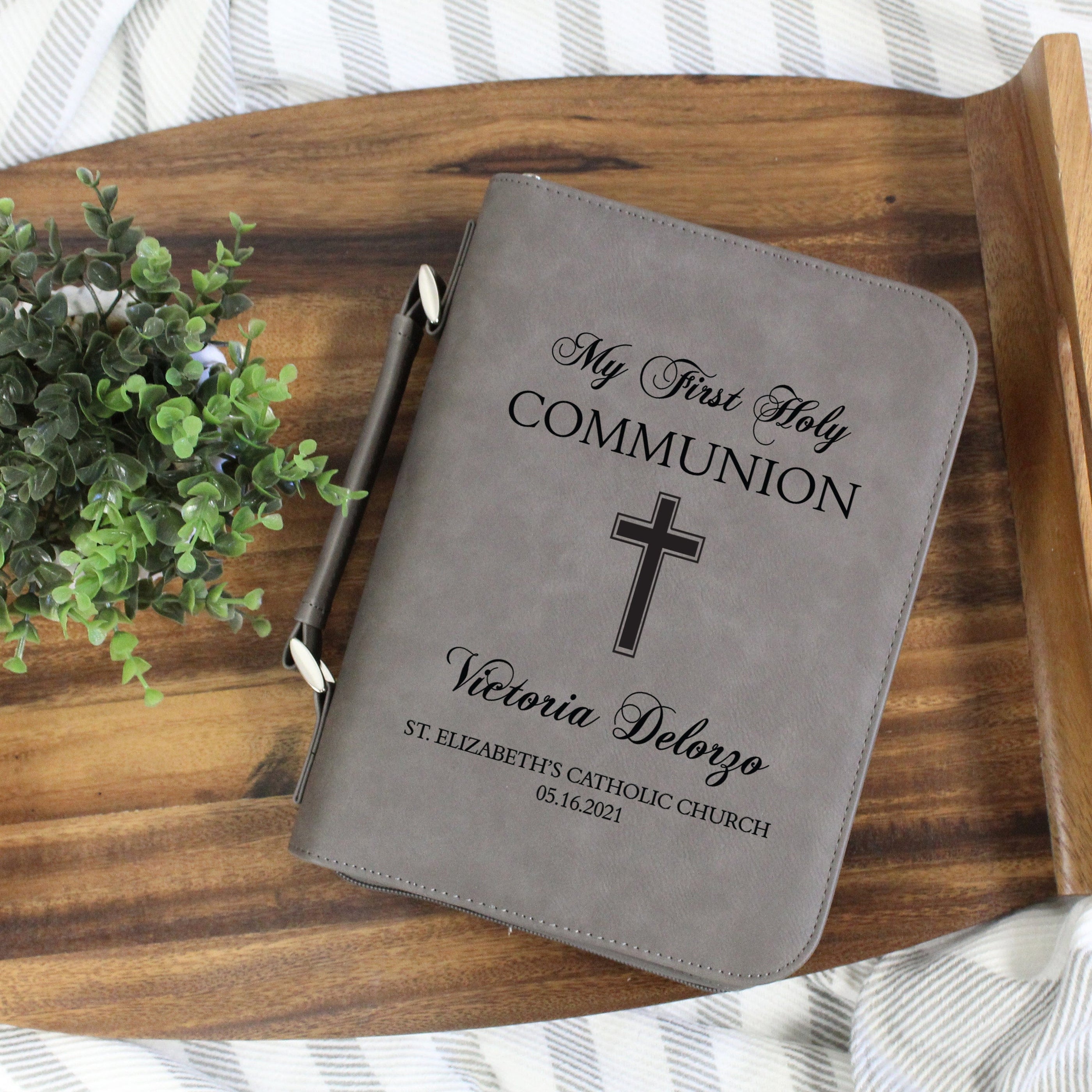 Personalized First Holy Communion Bible Cover — 28 Collective