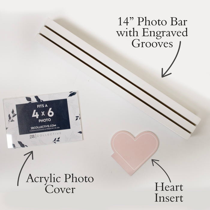 Personalized Mr and Mrs Photo Bar
