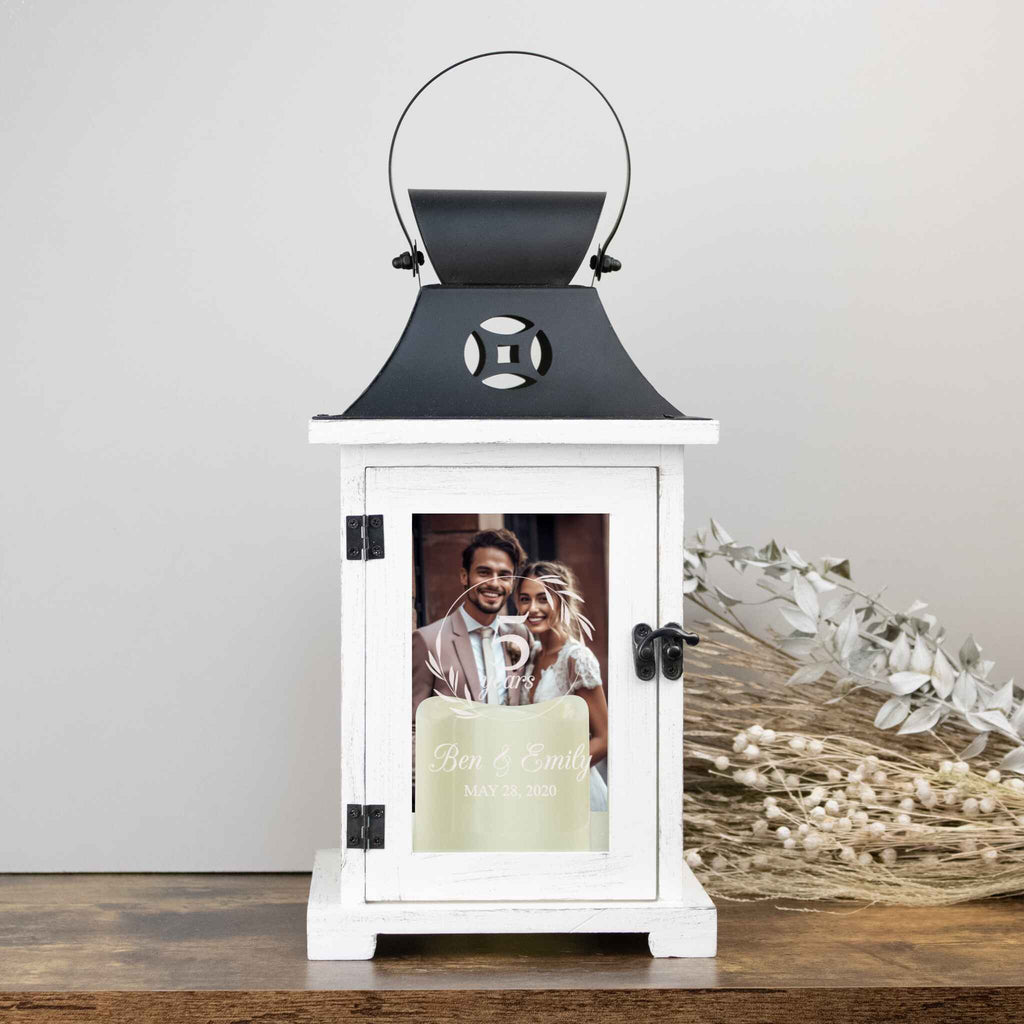 Personalized Anniversary Photo Lantern