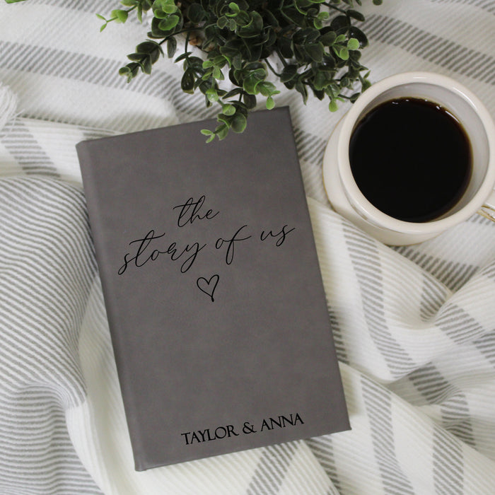 Personalized "The Story of Us" Journal for Couples