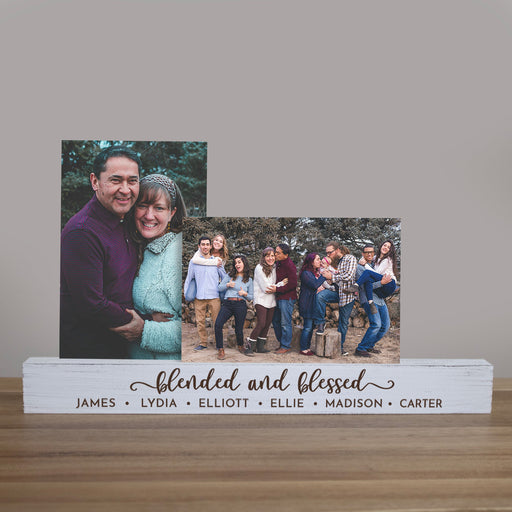 Personalized blended and blessed photo bar
