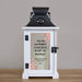Decorative lantern with a personalized retirement message 