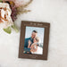Personalized To My Brother Wedding Picture Frame in Brown 5x7 Vertical