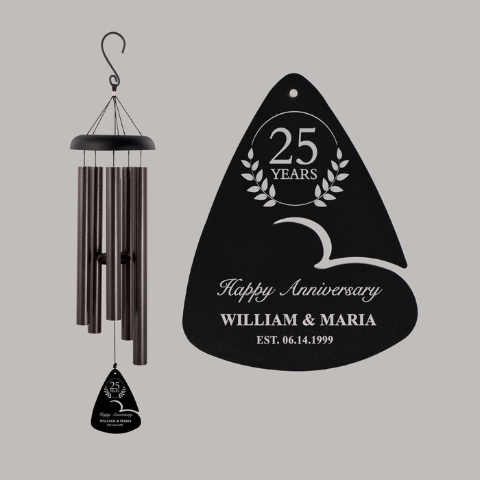 Personalized Anniversary Wind Chime