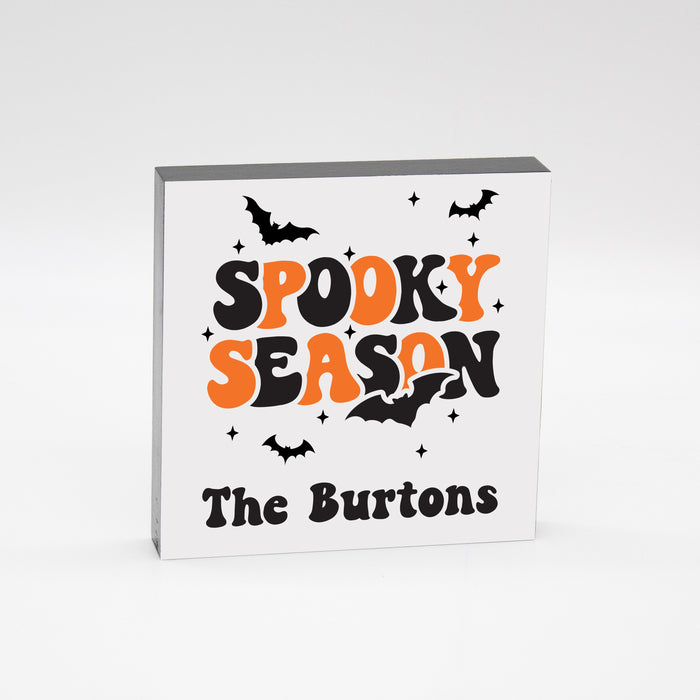 Personalized "Spooky Season" Halloween Sign
