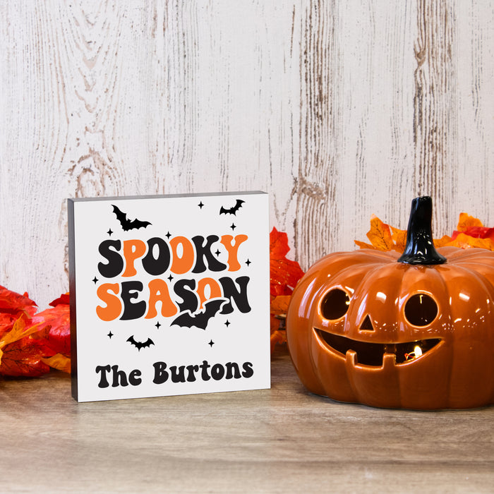 Personalized "Spooky Season" Halloween Sign