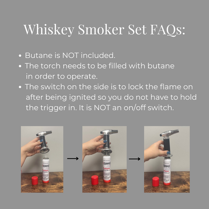 Personalized Whiskey Smoker Kit