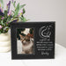 Personalized "A Good Cat"  Memorial Picture Frame in black and silver