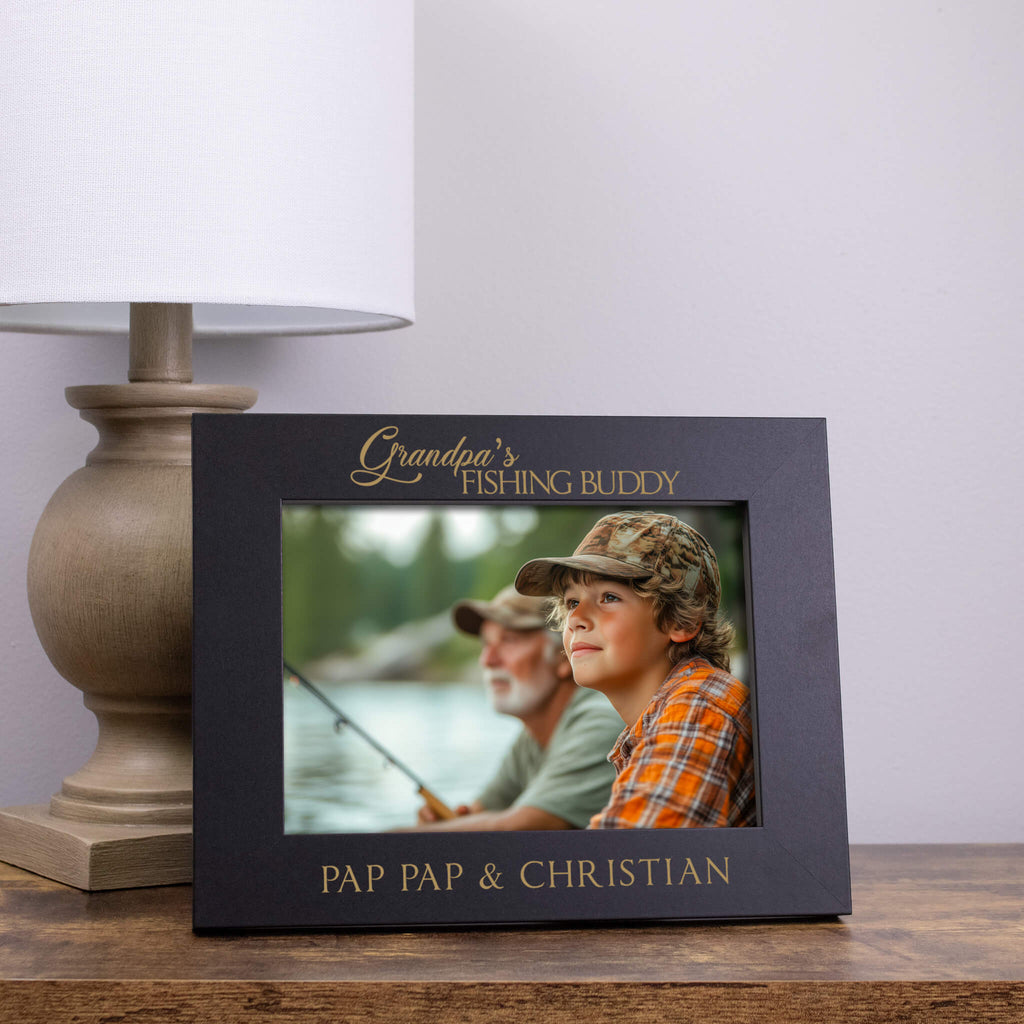 Grandpa's Fishing Buddy Picture Frame