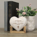 Confirmed in Christ Wooden Heart Display Keepsake personalized with date and name