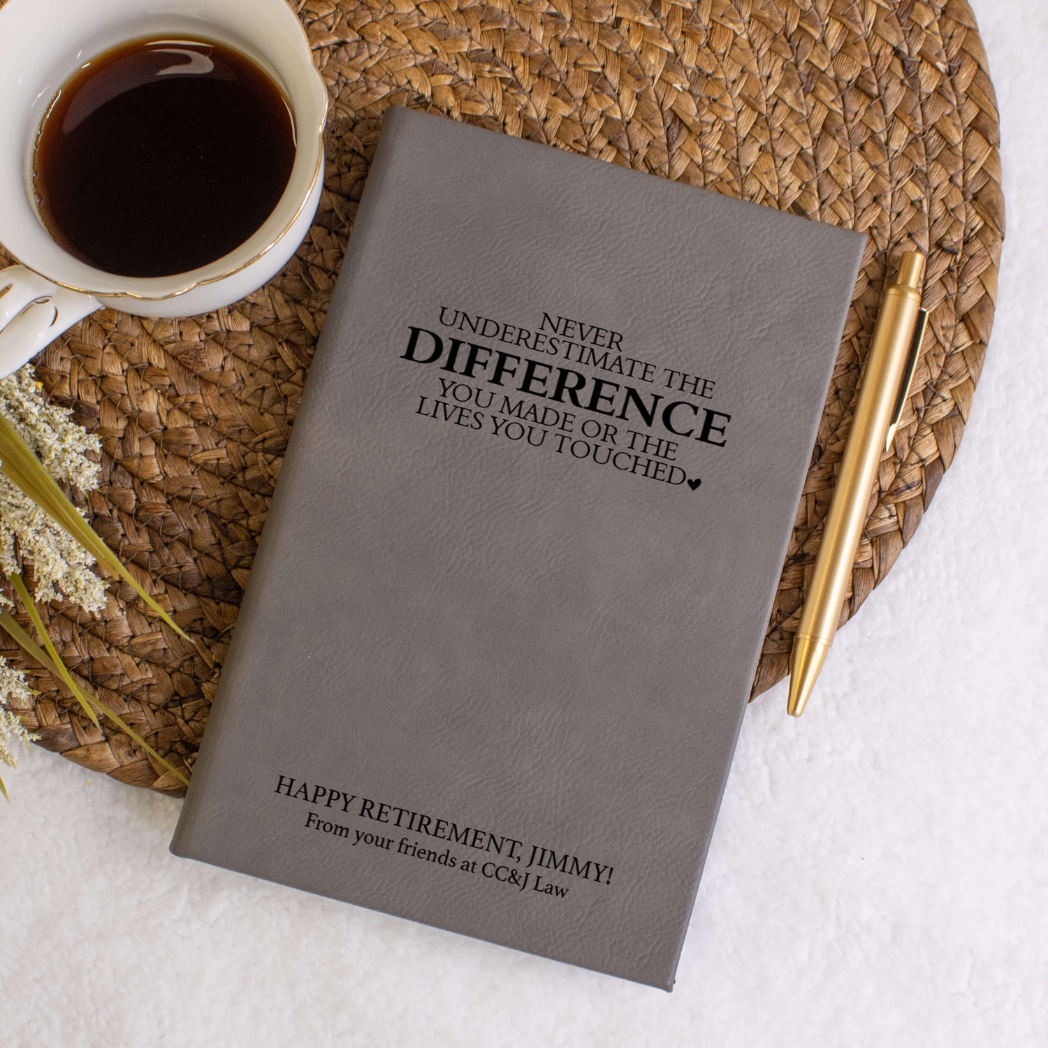 never underestimate the difference you made or the lives you touched retirement gift 