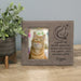 Personalized "A Good Cat" Memorial Picture Frame