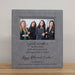 Personalized Great Worker Coworker Retirement Picture Frame in the color grey with black font
