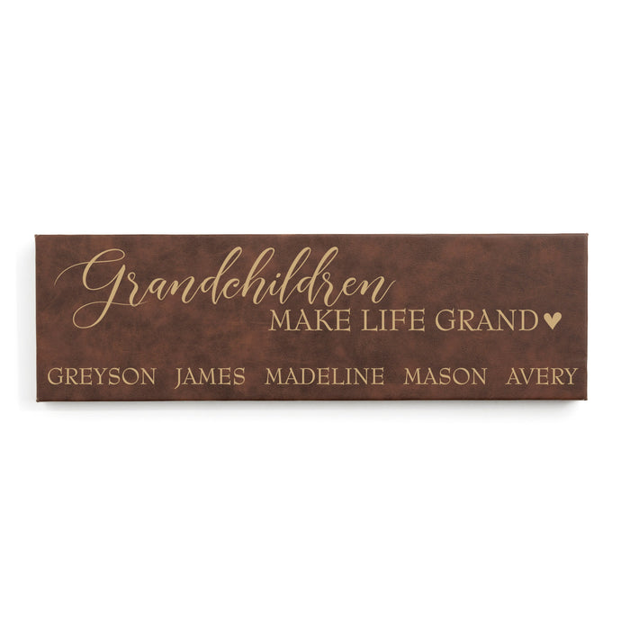 Personalized Grandchildren Wall Sign