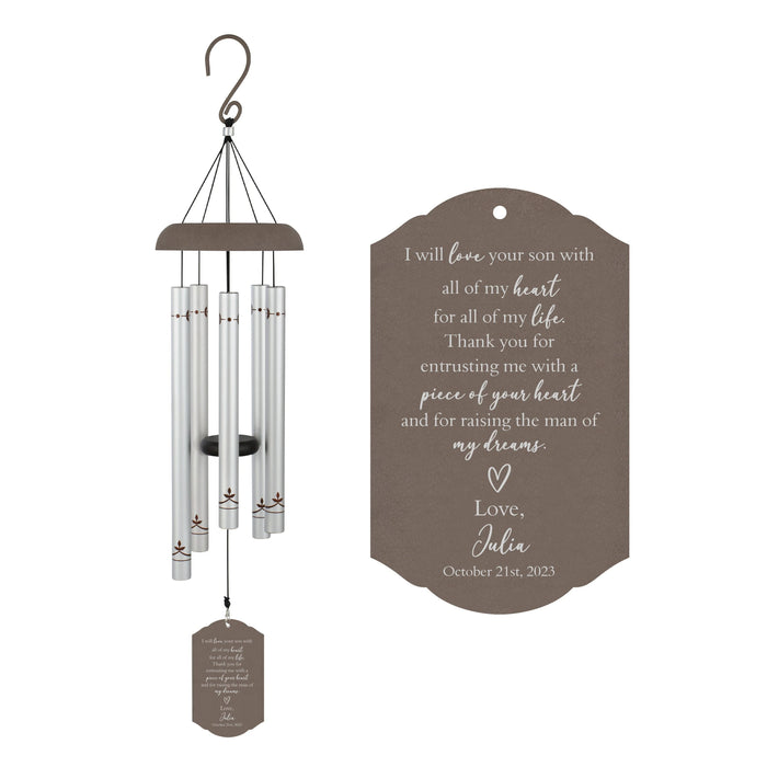 Personalized Mother-in-Law Wedding Wind Chime