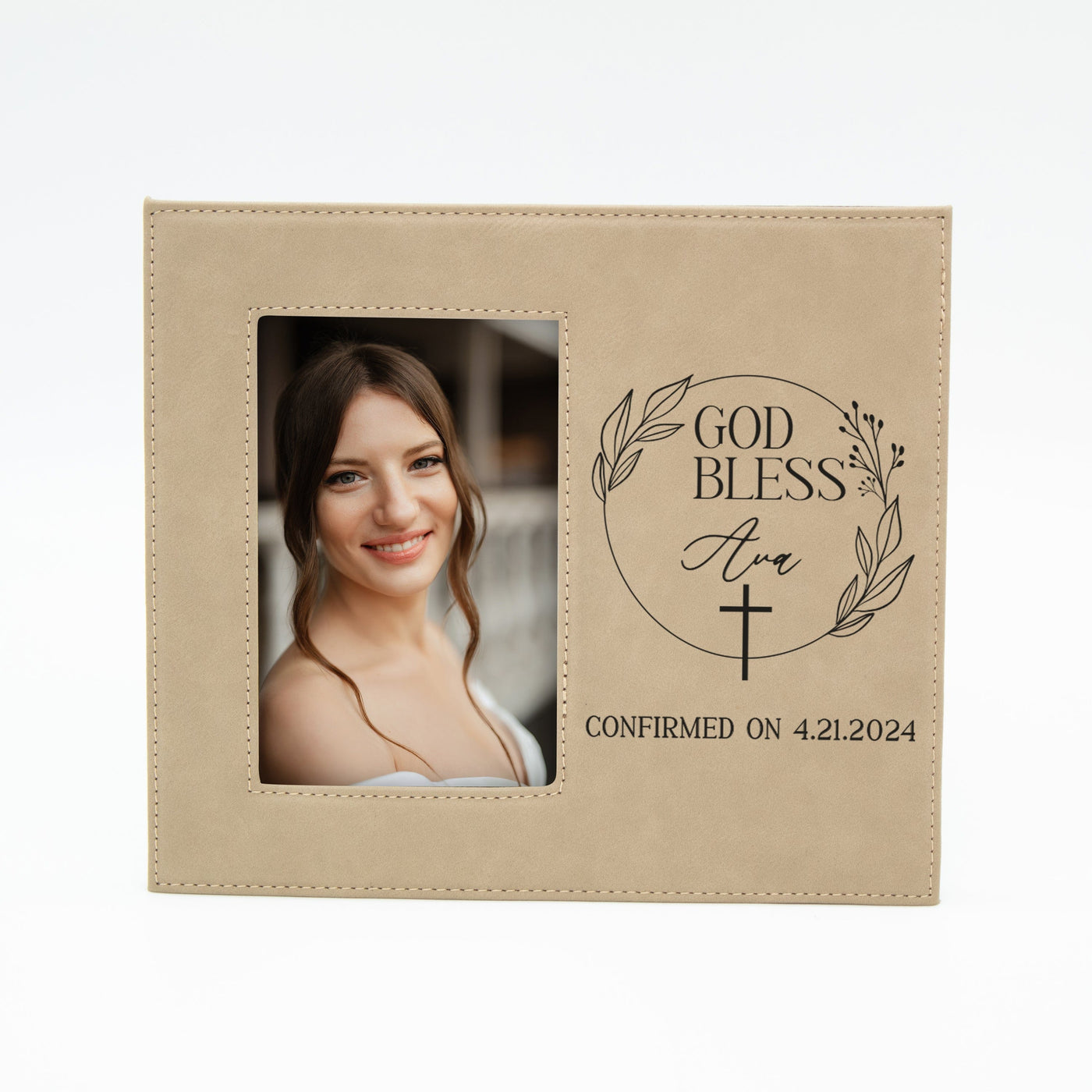 Personalized God Bless Confirmation Picture Frame — 28 Collective