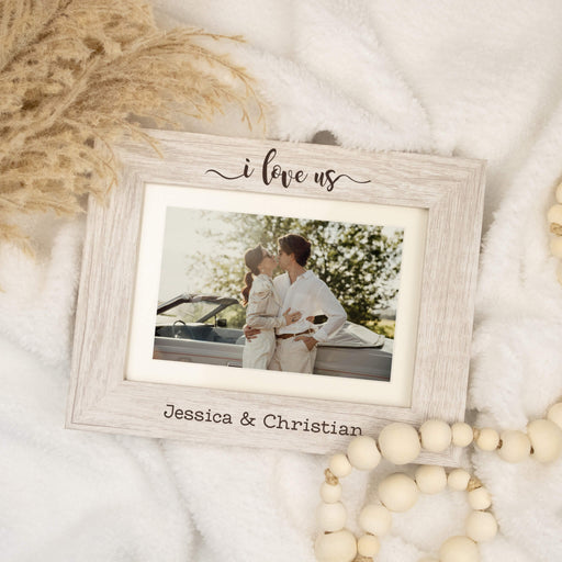 valentines day or anniversary gift picture frame with custom names 