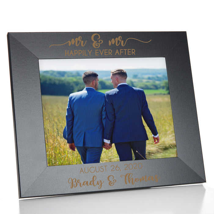 Personalized "Mr & Mr" Wedding Picture Frame