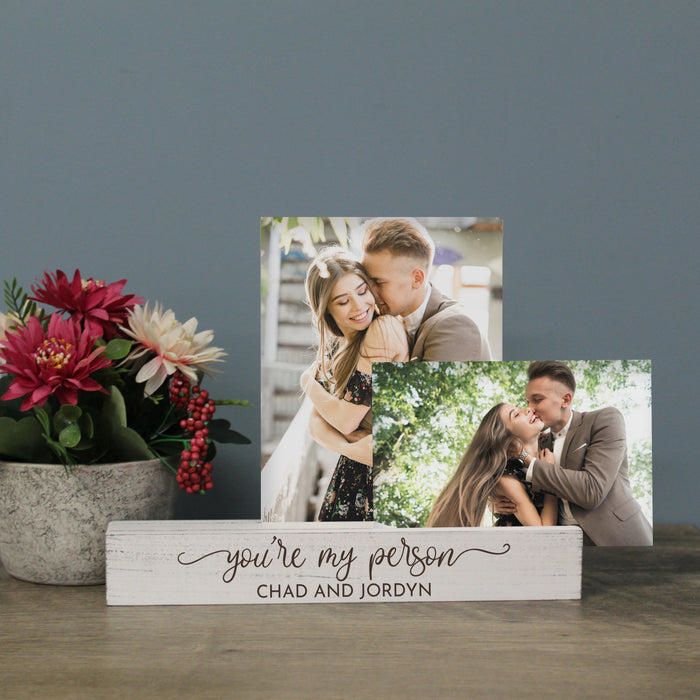 Personalized "You're My Person" Photo Bar