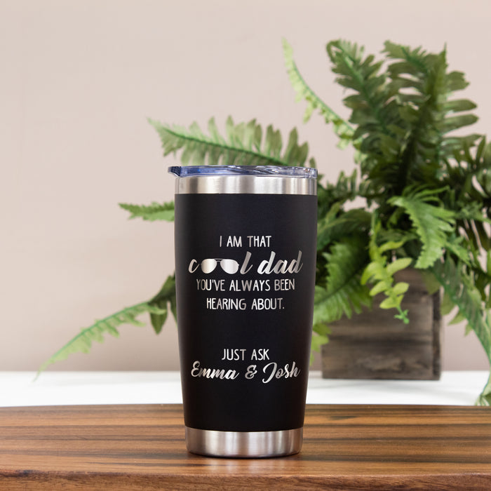 Personalized Cool Dad Stainless Tumbler