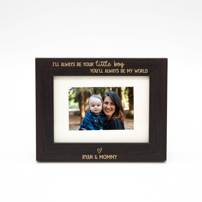 Custom Mother and Son Picture Frame