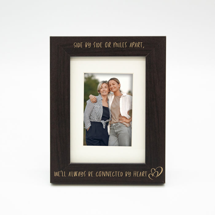 Personalized "Connected By Heart" Picture Frame