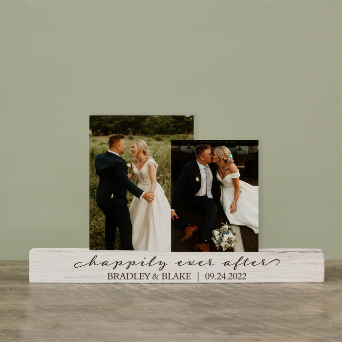 Personalized Happily Ever After Photo Bar