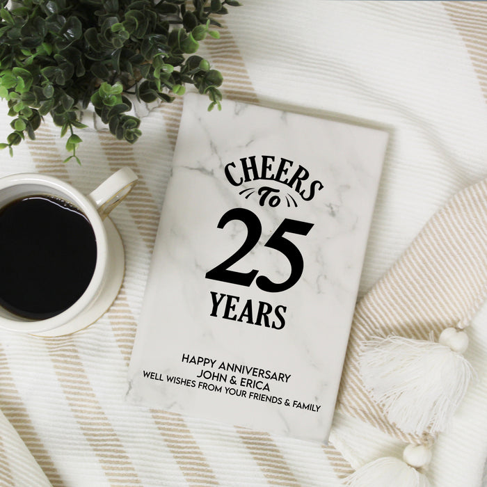 Personalized Anniversary Guest Signature Book