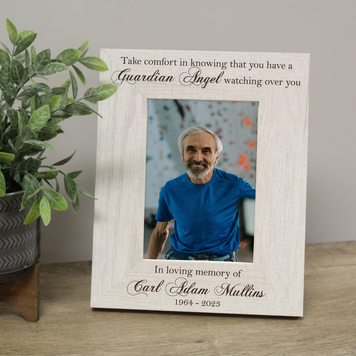 Personalized memorial picture frame