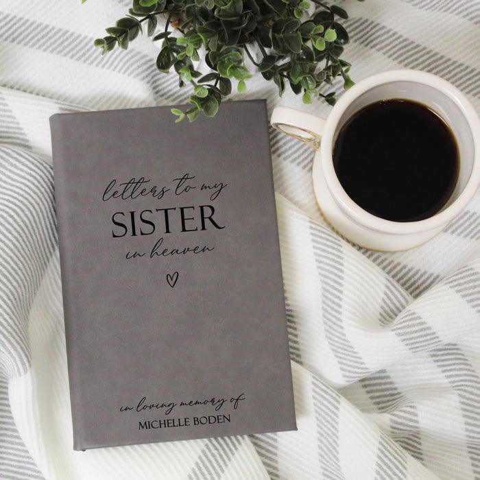 Personalized Sister Grief Journal