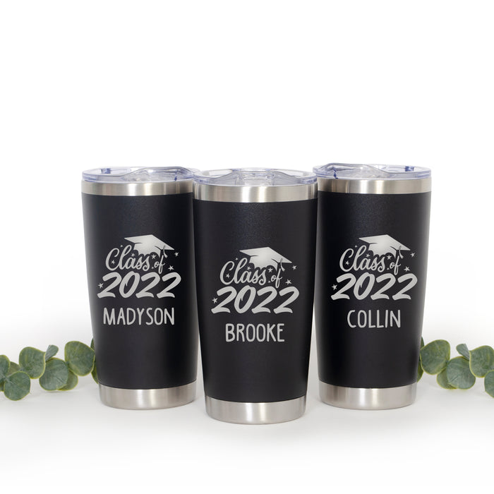 Personalized Class of 2022 Stainless Steel Coffee Tumbler
