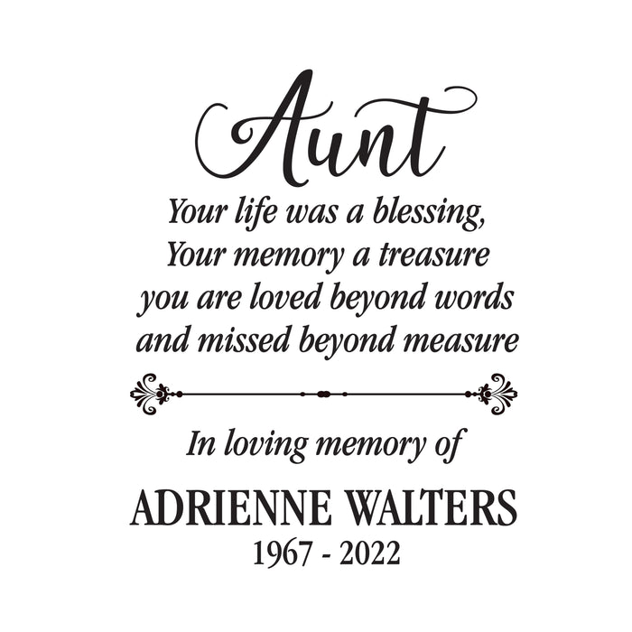 Blessed Aunt Cutting Board, Engraved Cutting Board, Gift for Aunt, Birthday  Gift, Gift for her, House warming gift