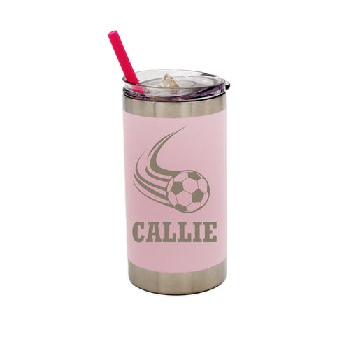 Personalized soccer tumbler for kids