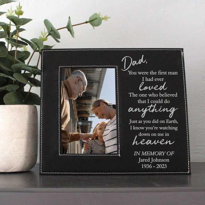 Personalized Dad Memorial Picture Frame