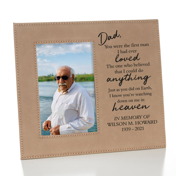 Personalized Dad Memorial Picture Frame