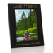 Custom lake vacation picture frame.