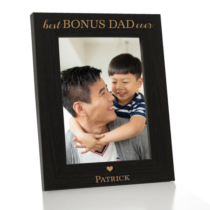 Personalized Bonus Dad Picture Frame