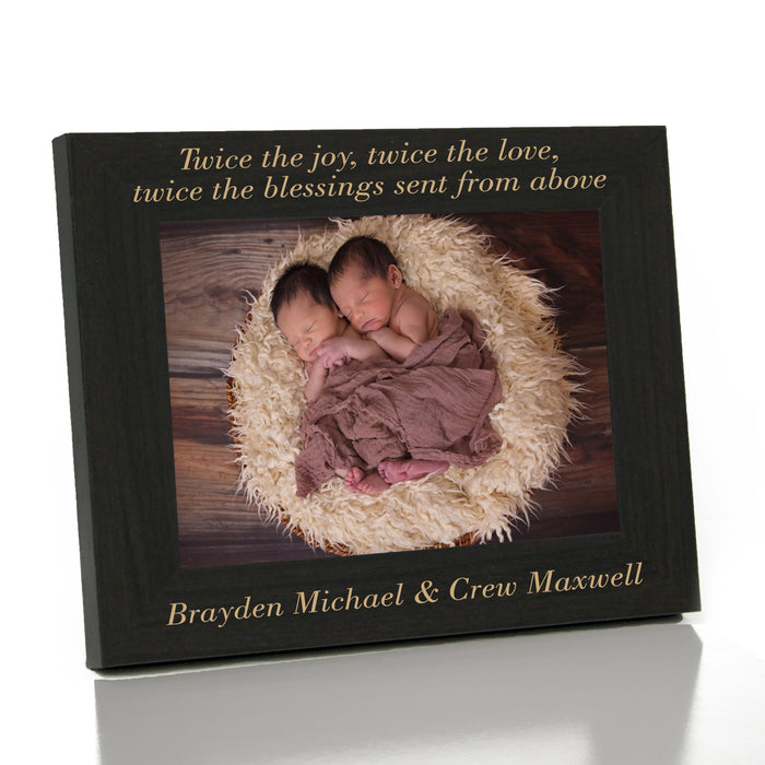 Personalized Twins Picture Frame