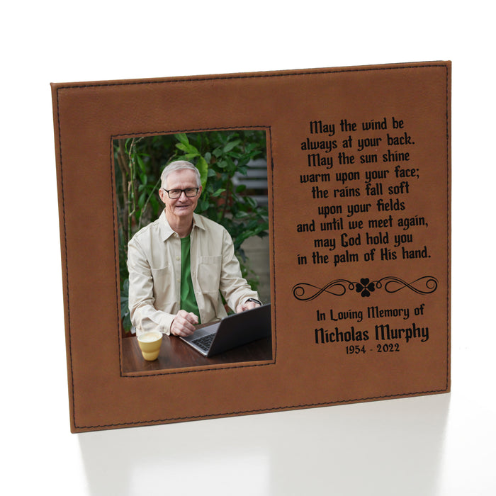 Personalized Irish Blessing Memorial Picture Frame